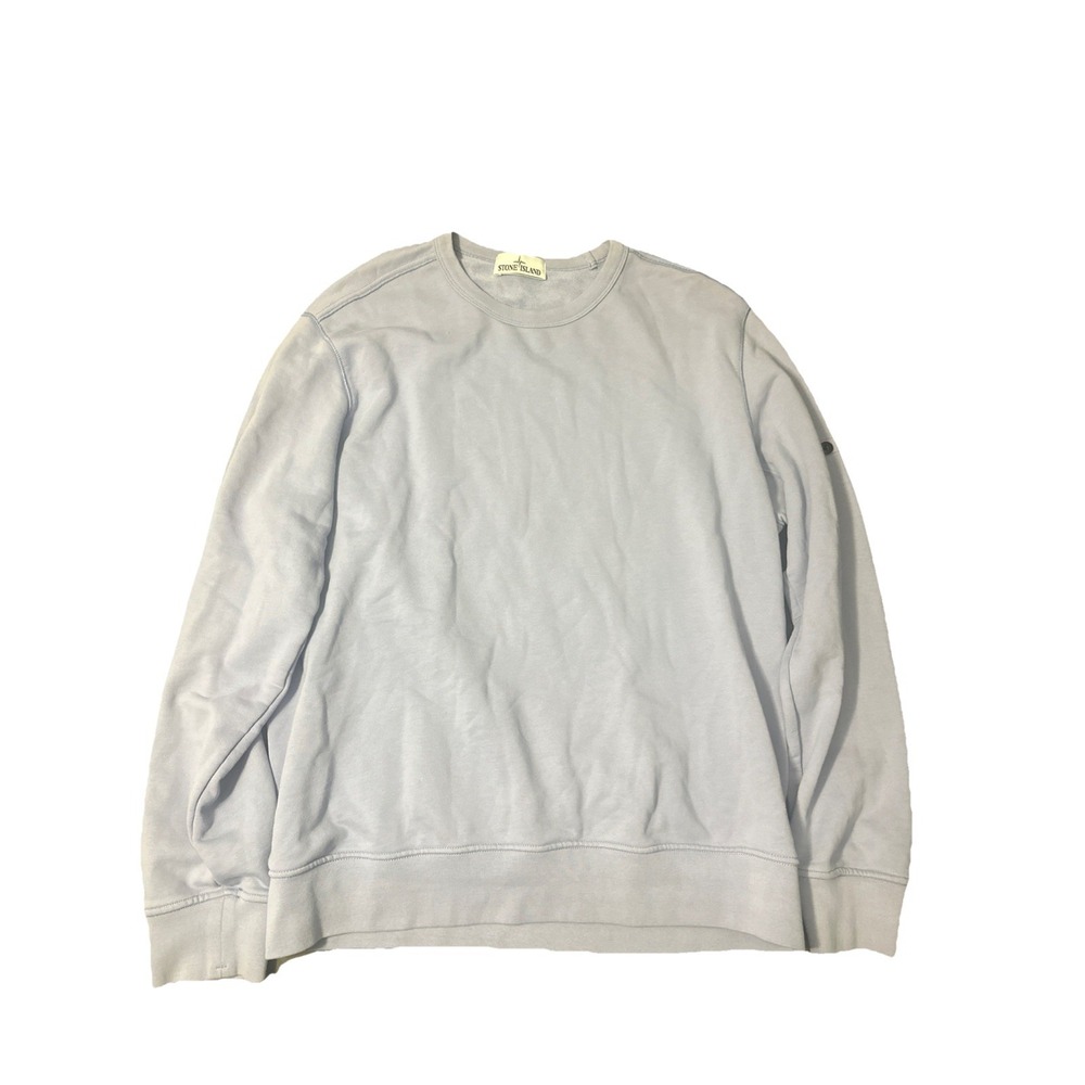 Stone Island Sweatshirt Crew Neck Men's Size XXL Purple No Patch